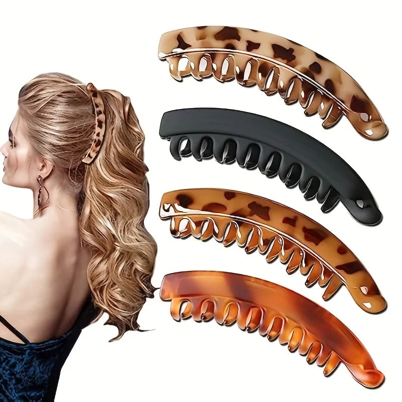 Matte Banana Hair Clip™ – Chic Hairstyles in 2 Seconds!