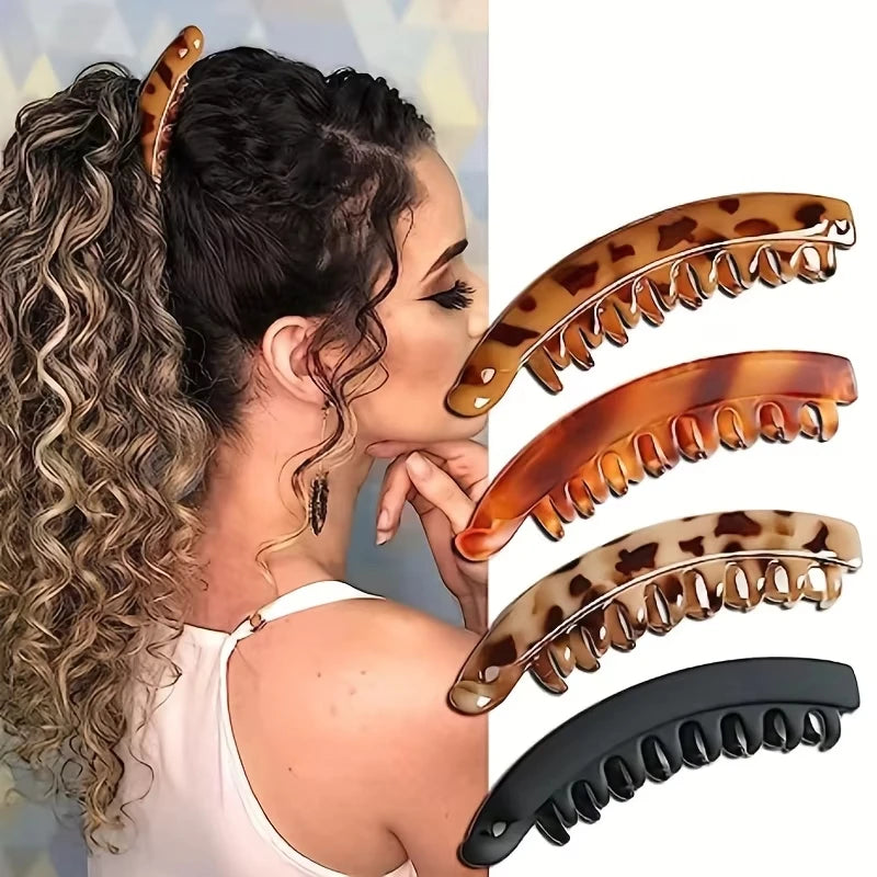 Matte Banana Hair Clip™ – Chic Hairstyles in 2 Seconds!