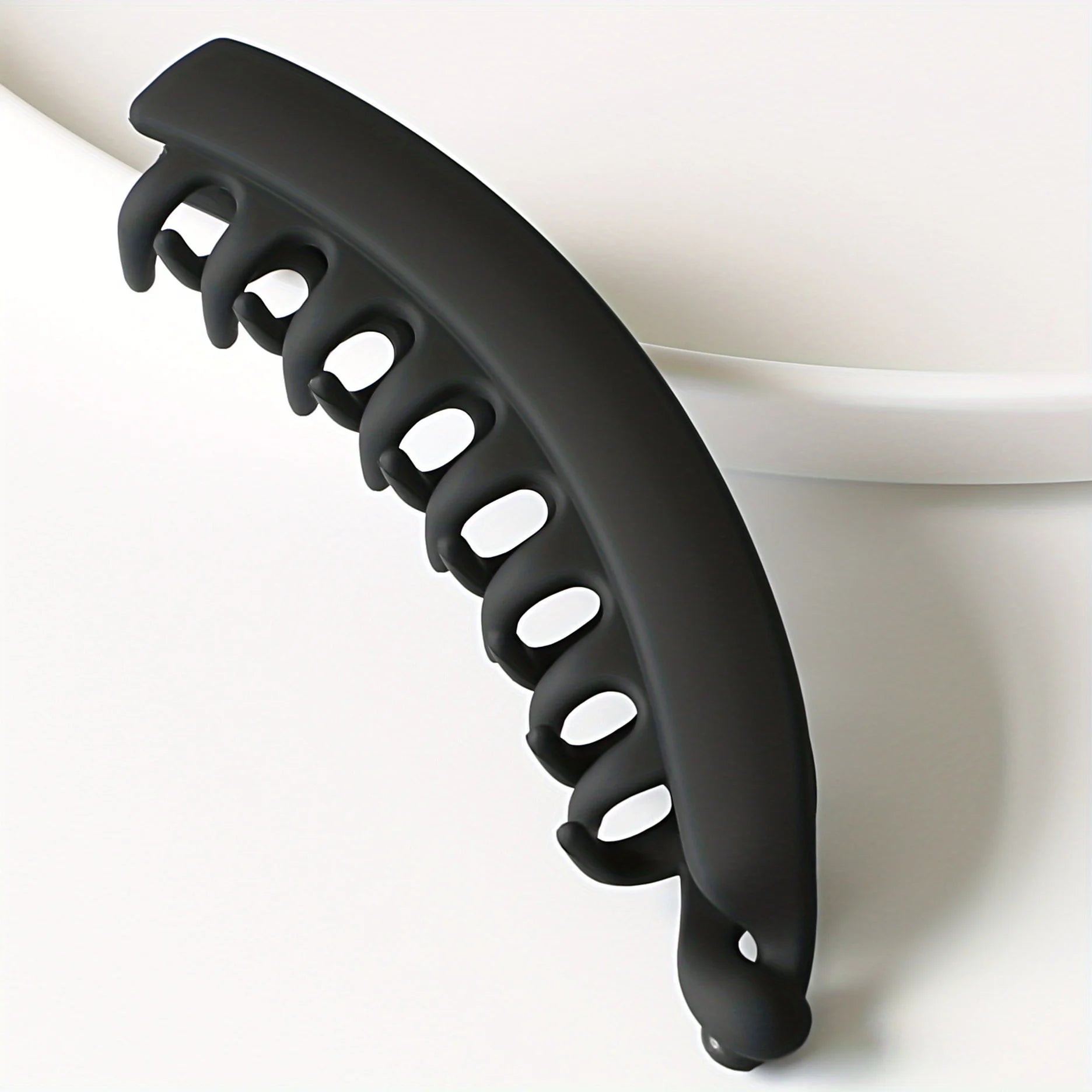 Matte Banana Hair Clip™ – Chic Hairstyles in 2 Seconds!, Easy updo hair clip, Matte finish hair accessory, Banana clip for thick hair.