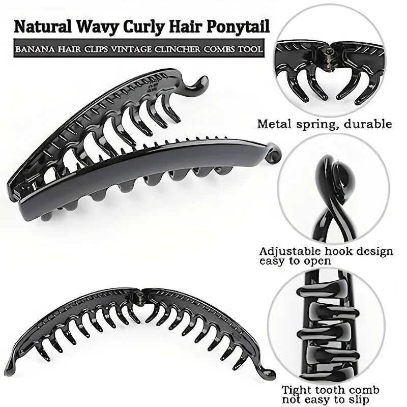 Matte Banana Hair Clip™ – Chic Hairstyles in 2 Seconds!